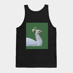 White peacock art Tank Top